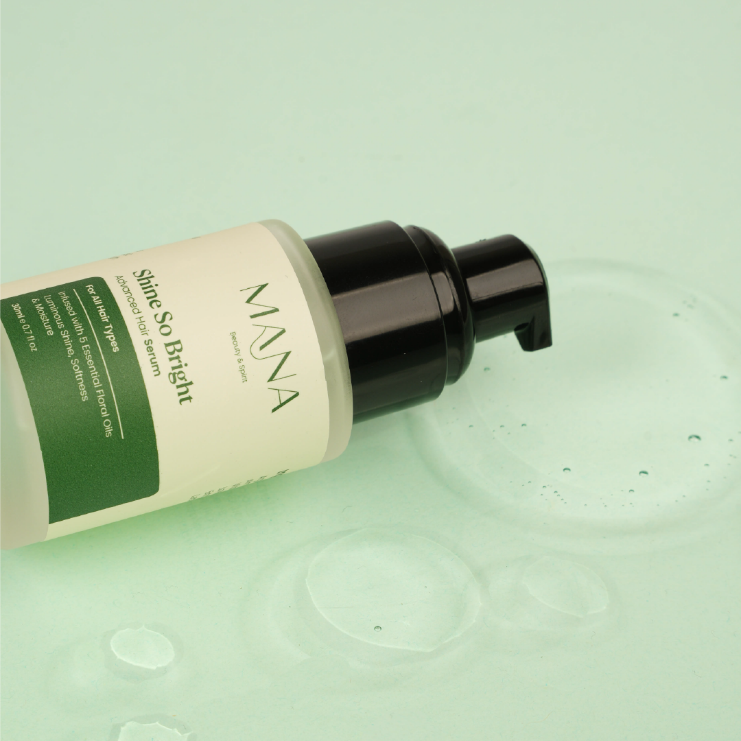 Shop Shine so Bright hair serum at Mana Beauty Spirit