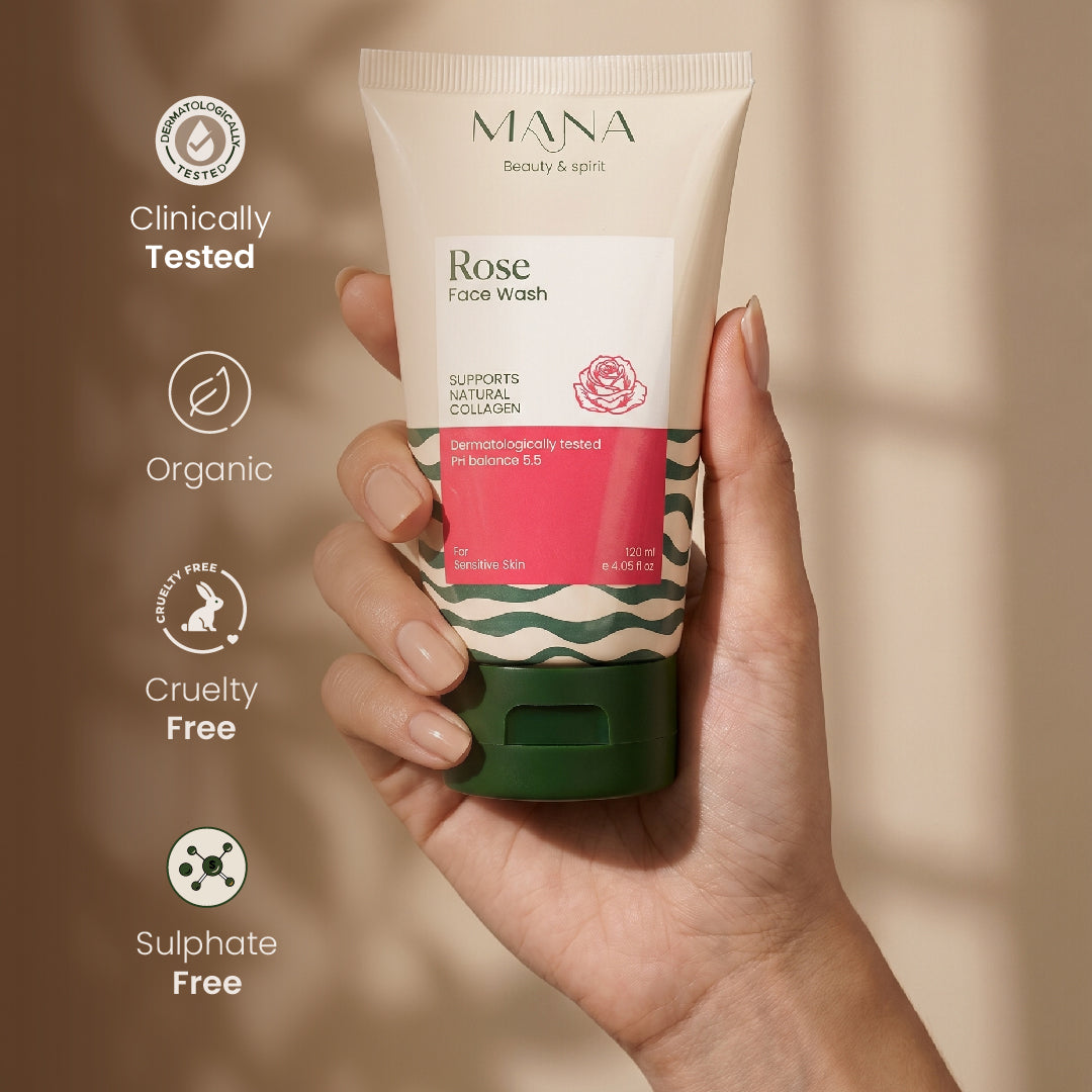 Shop Rose Face Wash at Mana Beauty Spirit