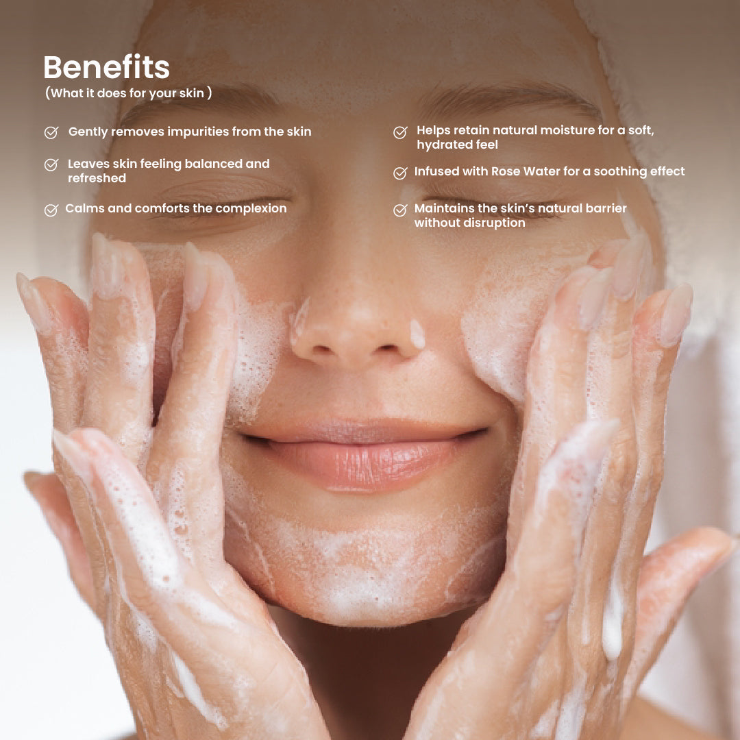 Shop Rose Face Wash at Mana Beauty Spirit