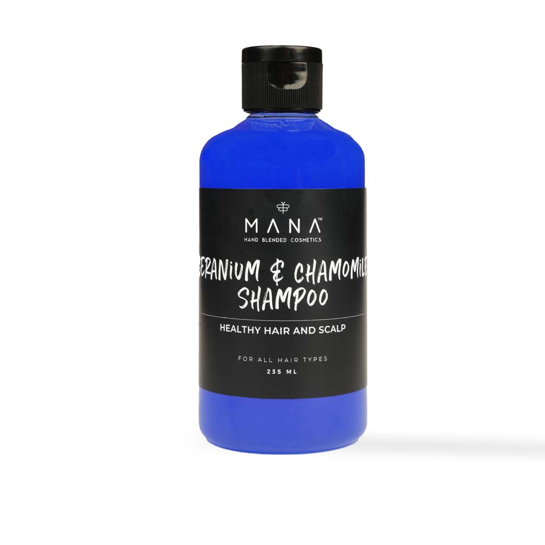 Shop Geranium and Chamomile Shampoo at Mana Beauty Spirit