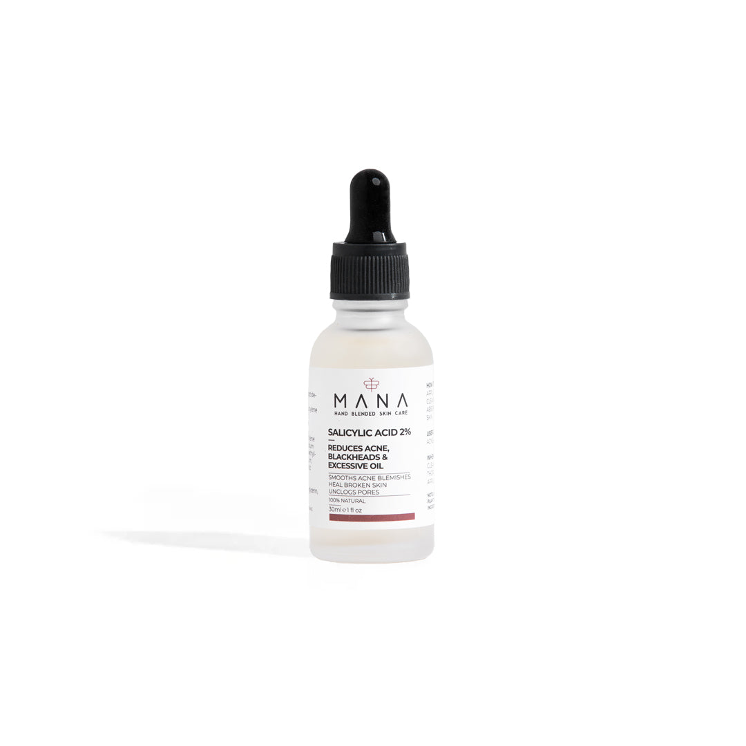 Shop Salicylic Acid 2% Reduces Acne, Blackheads & Excessive Oil - POS at Mana Beauty Spirit