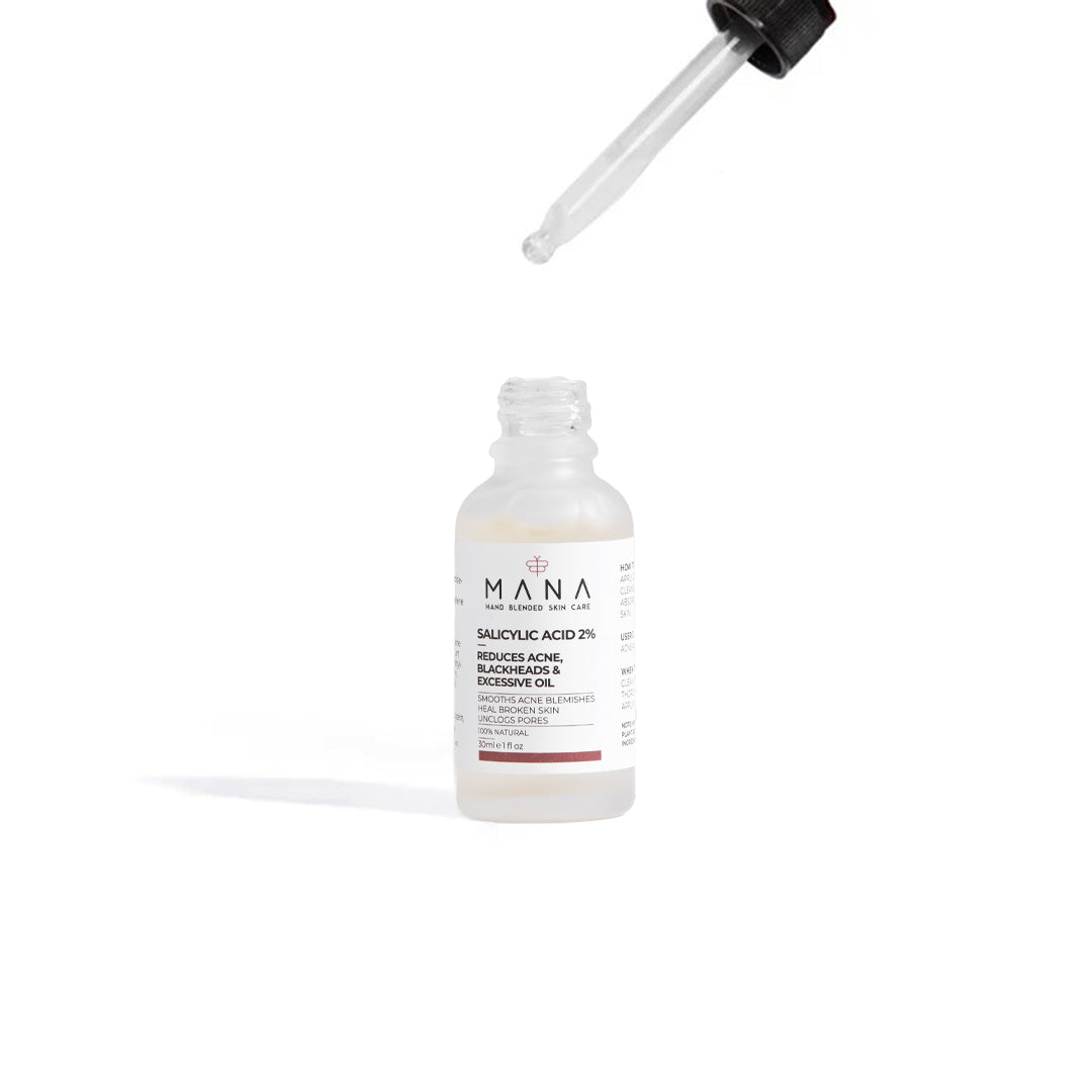 Salicylic Acid 2% Reduces Acne, Blackheads & Excessive Oil | Mana ...