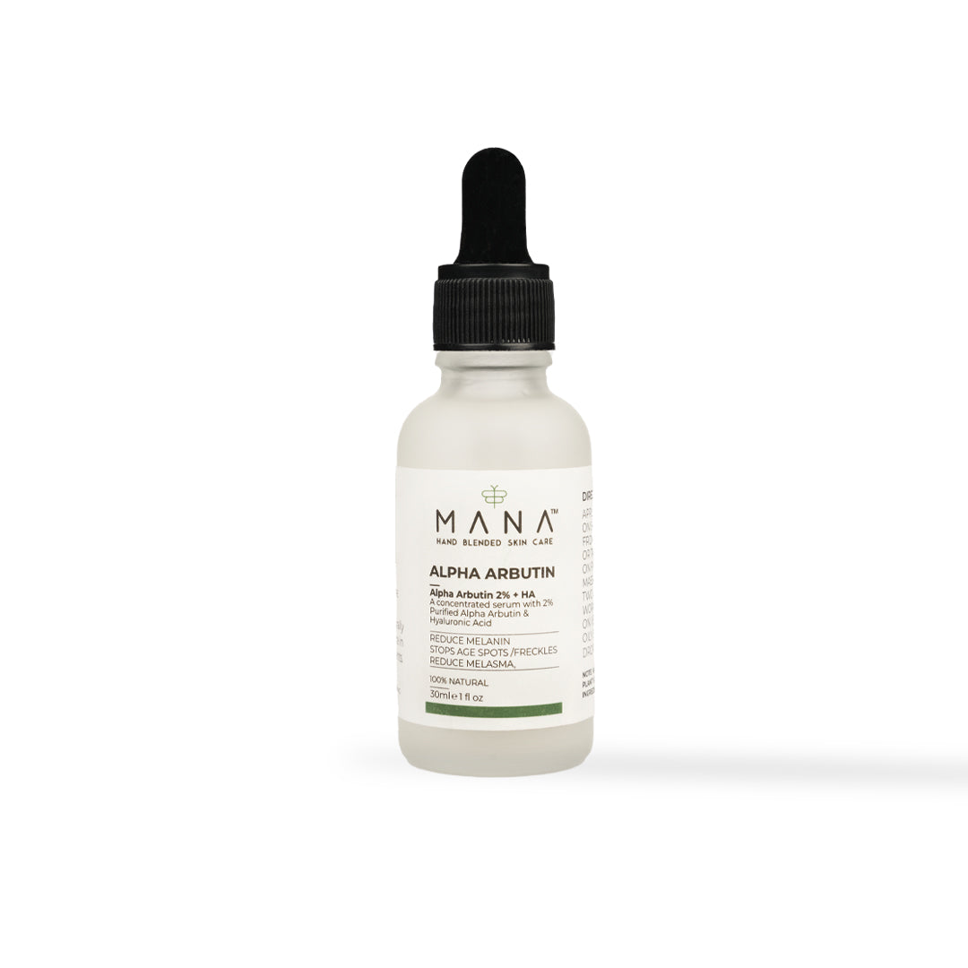 Shop Alpha Arbutin 2% + HA Serum 30ml at Mana Beauty Spirit