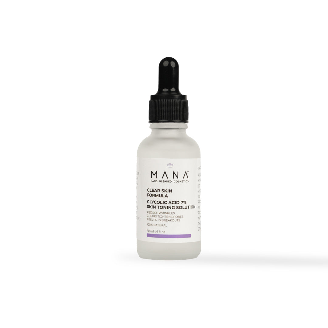 Shop Clear Skin Formula Face Serum - Glycolic Acid 7% 30ml at Mana Beauty Spirit