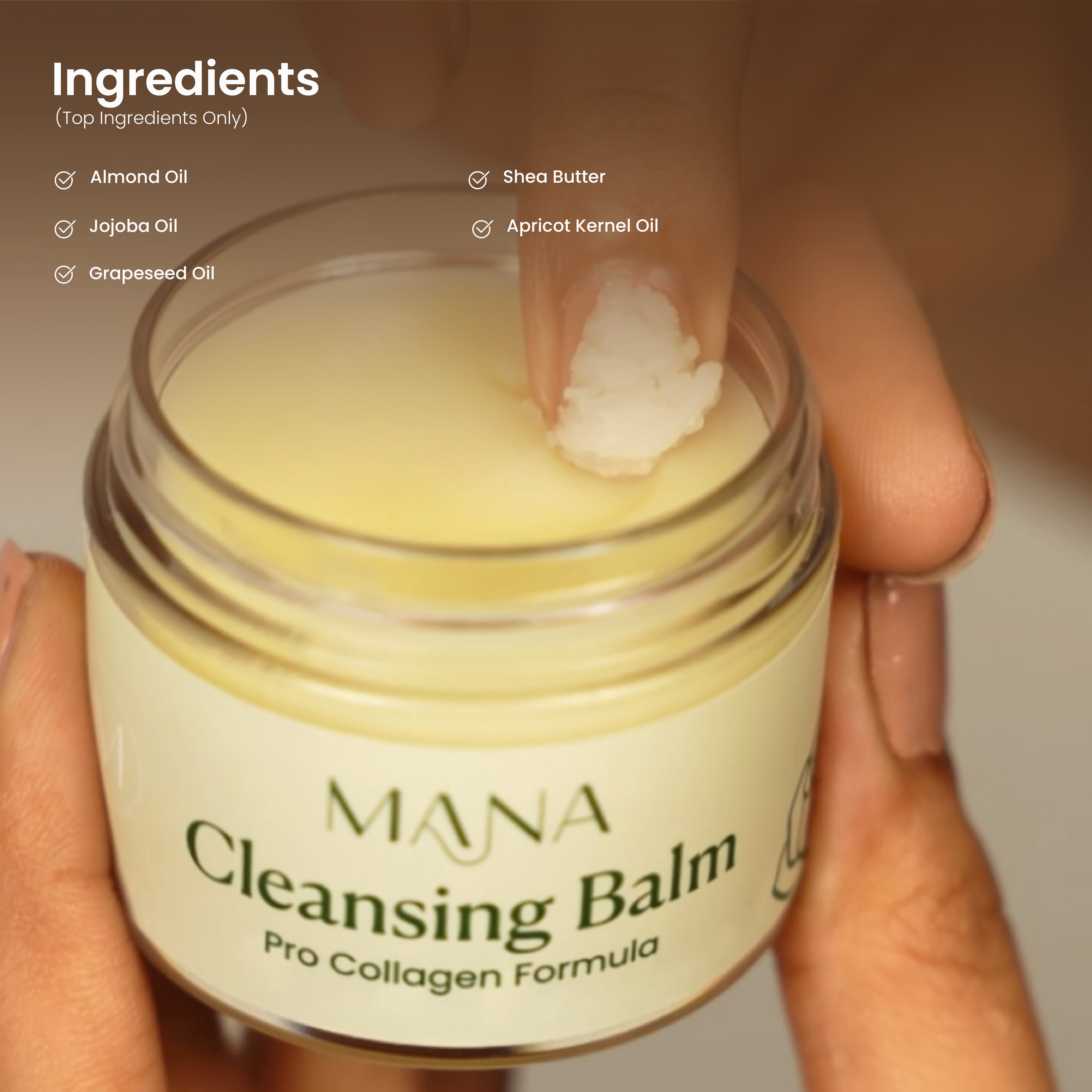 Cleansing Balm - Pro Collagen formula – Mana Beauty Spirit