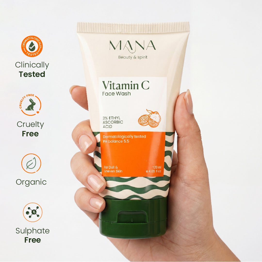 Shop Vit C Face Wash 3% Ethy Ascorbic Acid at Mana Beauty Spirit