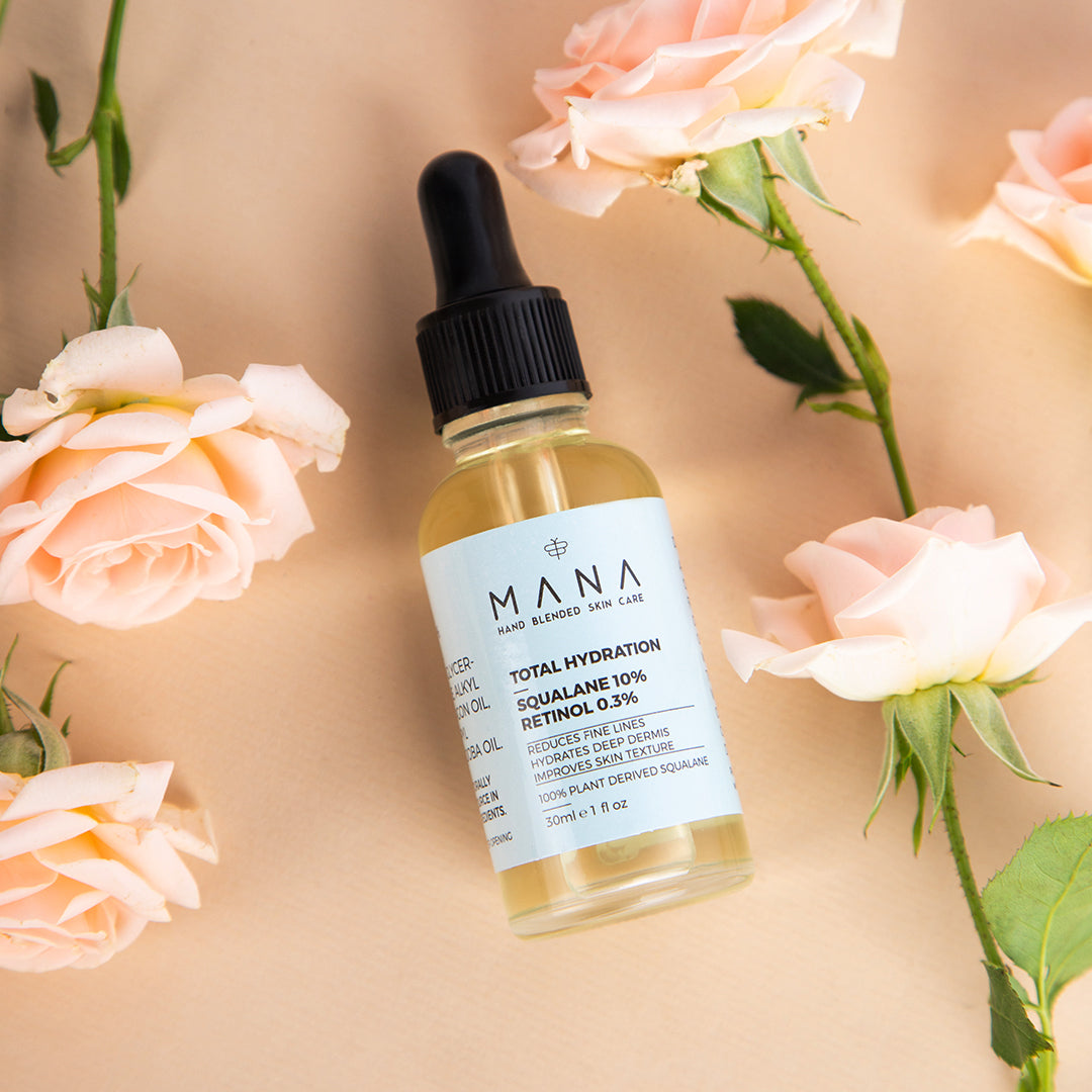 Shop Total Hydration - Squalane 10% Retinol 0.3% at Mana Beauty Spirit