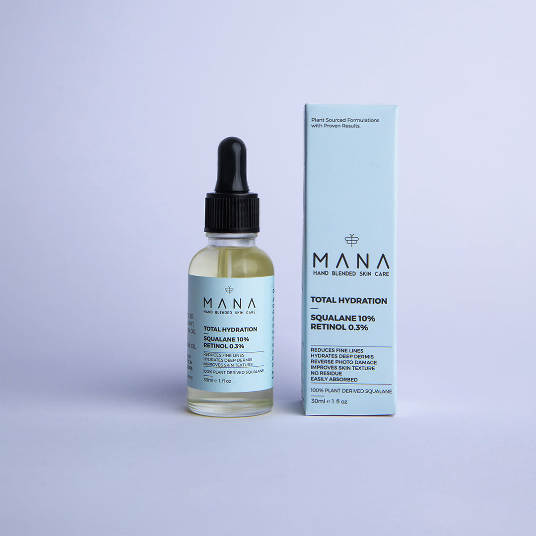 Shop Total Hydration - Squalane 10% Retinol 0.3% at Mana Beauty Spirit