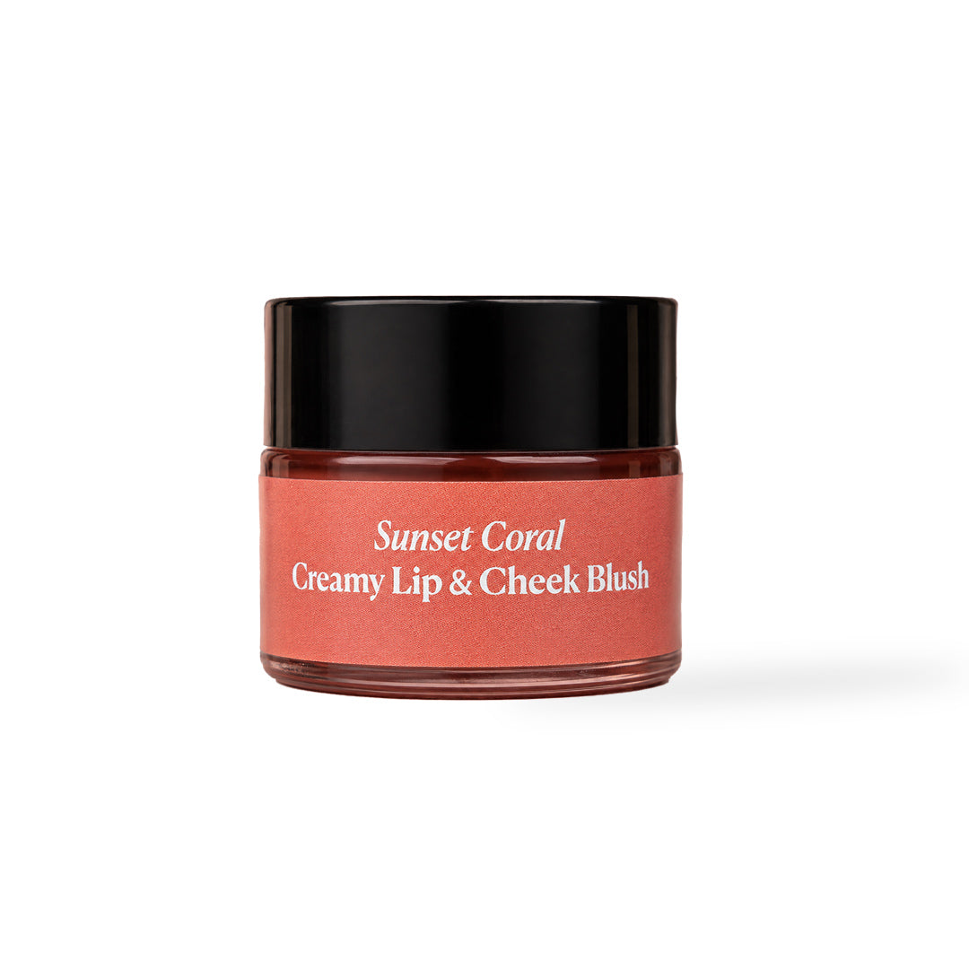 Sunset Coral Creamy Lip and Cheek Blush On