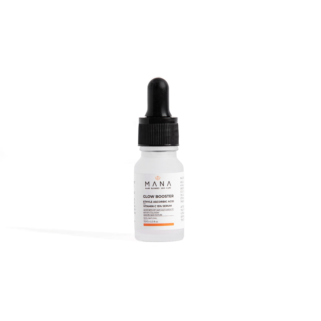 Shop GLOW BOOSTER ETHYL ASCORBIC ACID VITAMIN C 15% 10ml at Mana Beauty Spirit
