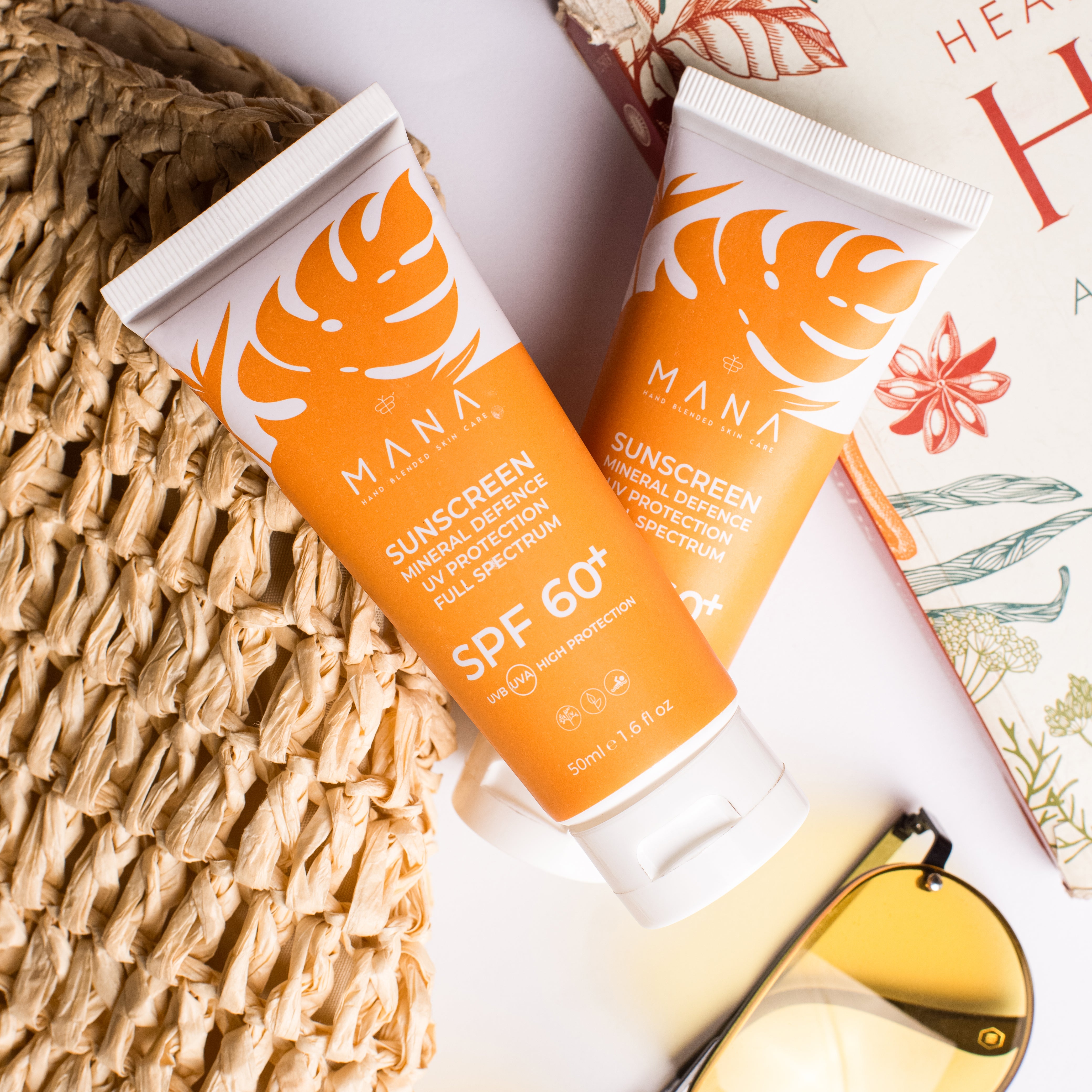Shop Sun Screen SPF 60 + at Mana Beauty Spirit