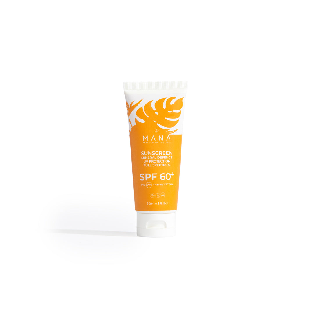 Shop Sun Screen SPF 60 + at Mana Beauty Spirit