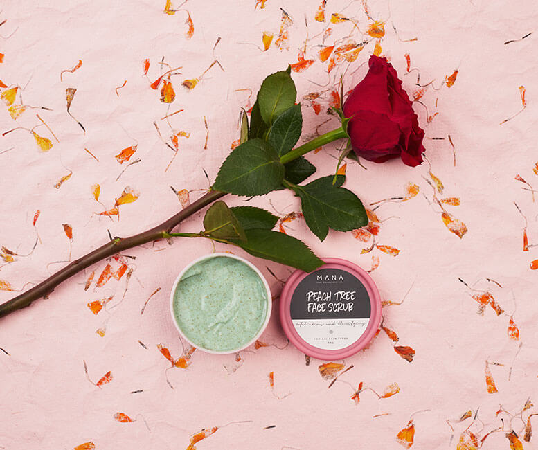 Shop Peach Tree Face Scrub at Mana Beauty Spirit