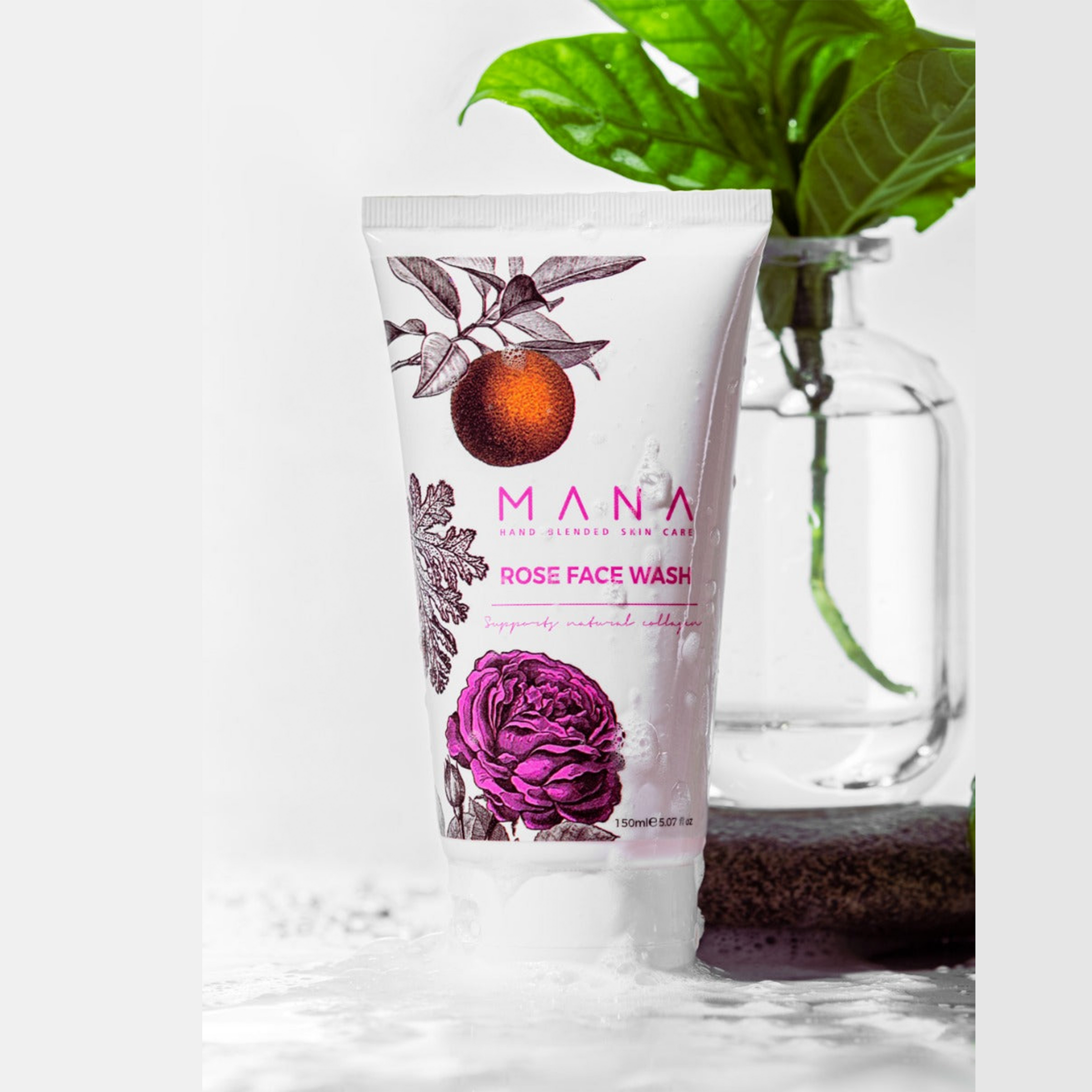 Shop Rose Face Wash at Mana Beauty Spirit